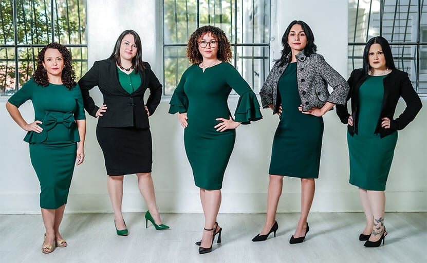 The legal team at The Law Offices of Veronica Garza, PLLC